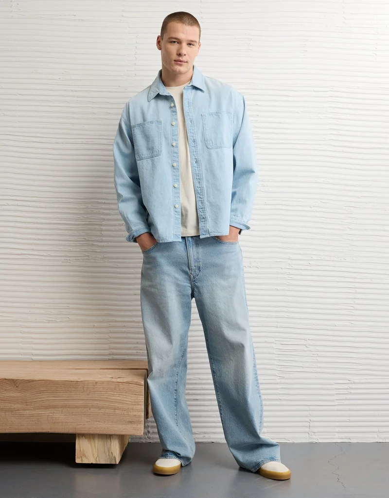 American Eagle  AE Denim Workshirt for Men | Best Price UAE