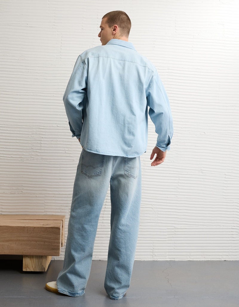 American Eagle AE Denim Workshirt - Image 2