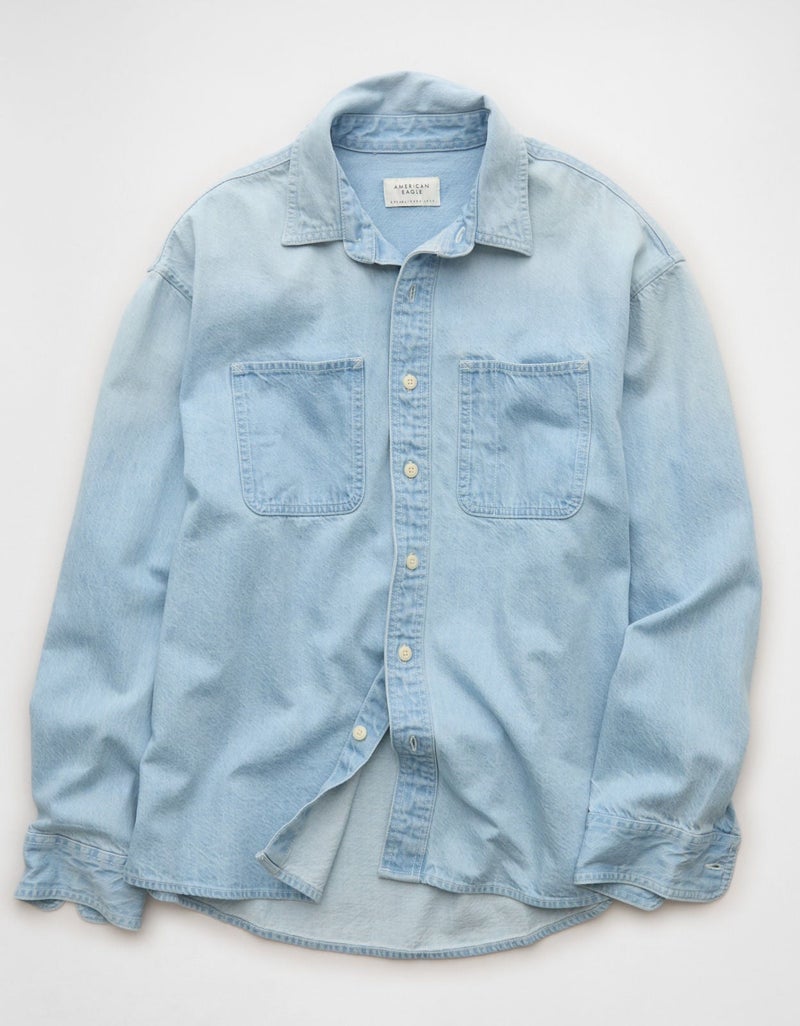 American Eagle AE Denim Workshirt - Image 4