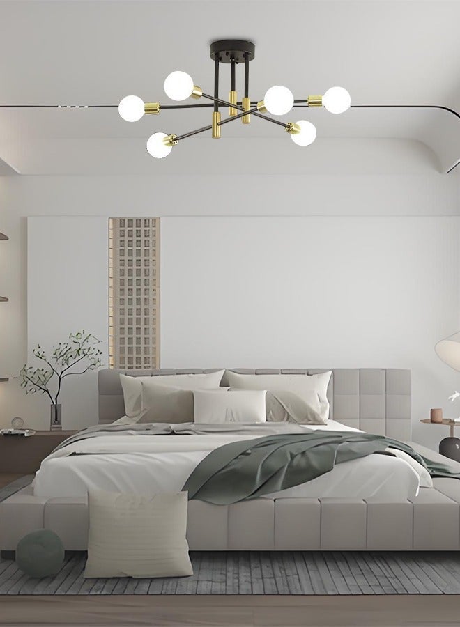 Nordic minimalist living room ceiling lamps and chandeliers, dining room American ironwork luxury style, study, bedroom, creative candelabra lamps - Image 3