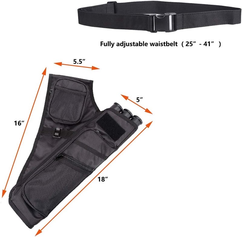 XTACER 3 Tube Hip Quiver Hunting Training Camo Archery Arrow Quiver Holder Bow Belt Waist Hanged Target Quiver - Image 3