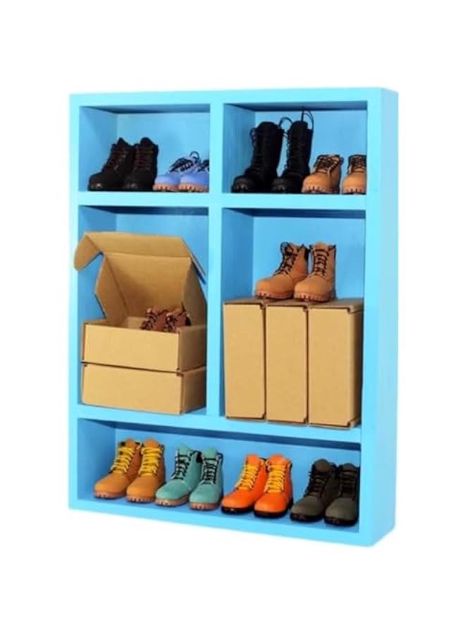 1/6 Scale Action Figure Accessory: Men's Hiking Boots Model for 12-inch Miniature Collectible Figure MDXG Brown  - Image 5