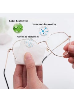 CMGTYYD Lens Cleaning Wipes, 100 Pack Pre- Lens Wipes for Eyeglasses, Moistened Individually Wrapped Sracth-Free Streak-Free Eye Glasses Cleaner Wipes for Camera Lens,Sunglass, Goggles  - Image 2