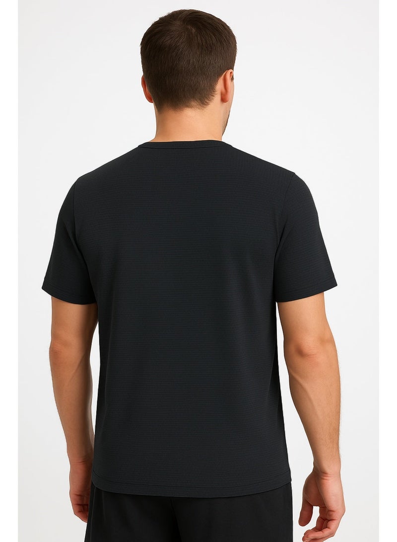 نايلتون تيشيرت رياضي للرجال - توب نصف كم - تيشيرت سريع الجفاف برقبة دائرية - تيشيرتات للجري والجيم - ملابس رياضية للرجال - Image 2