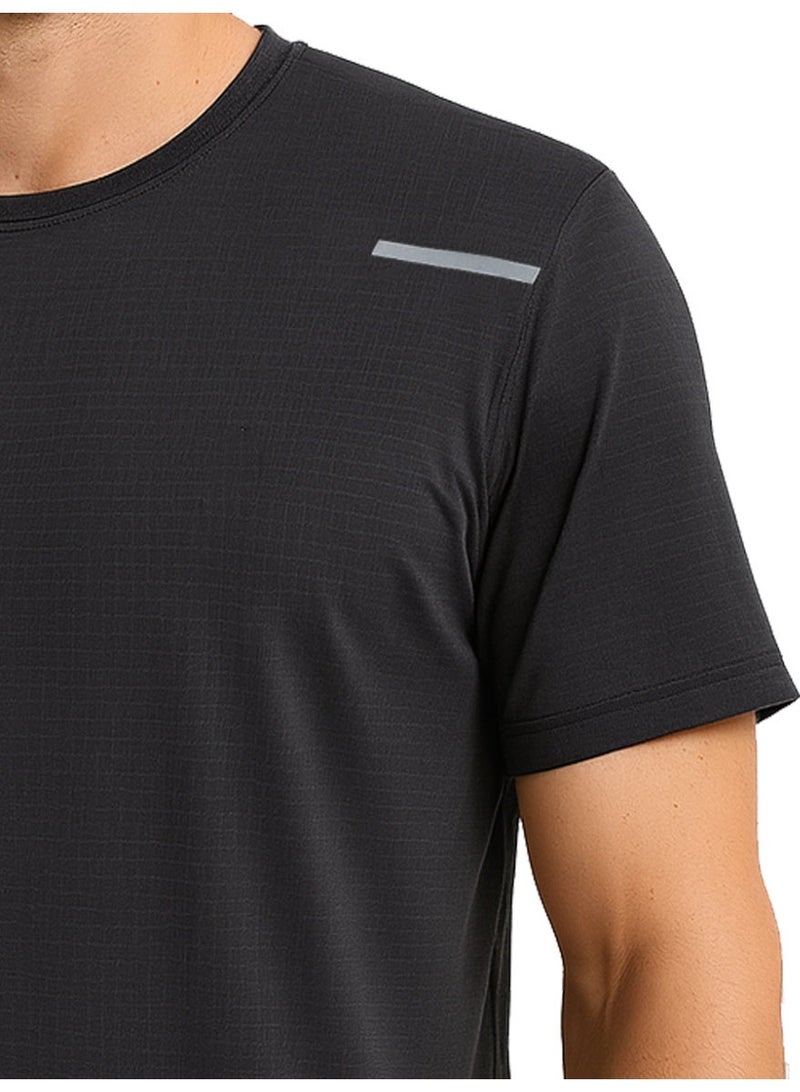 نايلتون تيشيرت رياضي للرجال - توب نصف كم - تيشيرت سريع الجفاف برقبة دائرية - تيشيرتات للجري والجيم - ملابس رياضية للرجال - Image 3