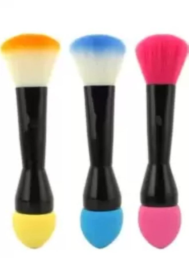 فيلهاي كوزمتيكس بروفيشونال 2 في 1 بلندر تجميل وفرشاة أحمر خدود (عبوة من 3)