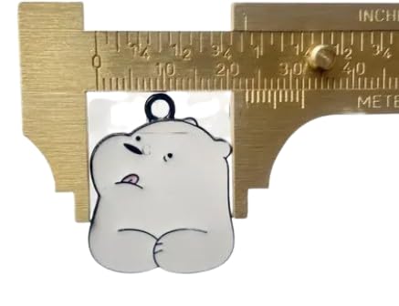 9Carat Panda Enamel Milk and Bear Charms For KeyChains Bracelet And Jewellery Pack Of 10 - Image 2