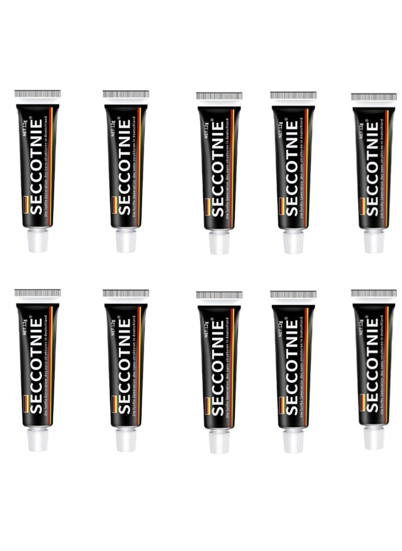 CMGTYYD - CMGTYYD Strong Nail-Free glue-12g, 10 Pcs Universal Construction Wall Tile Glue，Waterproof and Moisture-Proof Glass gluesuitable for Metal Plastic, Ceramic Glass, Wood Acrylic - Image 1