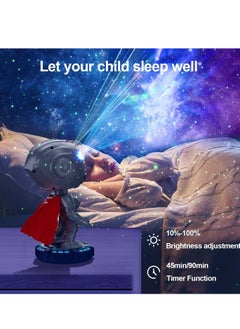 ARNOTEC Space Man Light Projector with Nebula,Timer and Remote Control, Starry Night Light Room Decor Aesthetic for Kids  - Image 4