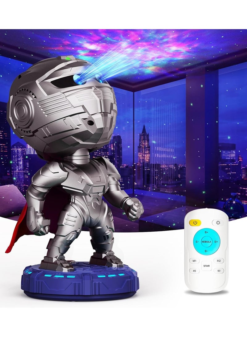 ARNOTEC Space Man Light Projector with Nebula,Timer and Remote Control, Starry Night Light Room Decor Aesthetic for Kids  - Image 2