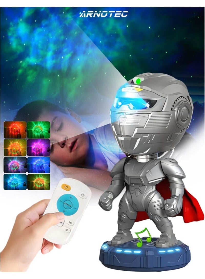 ARNOTEC Space Man Light Projector with Nebula,Timer and Remote Control, Starry Night Light Room Decor Aesthetic for Kids  - Image 1