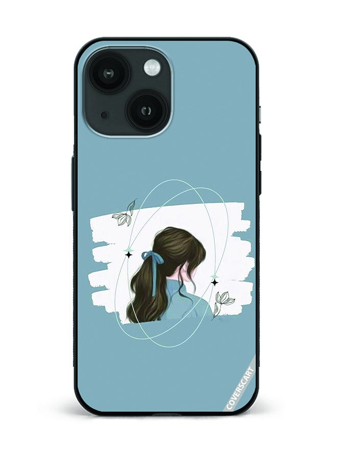 COVERSCART Protective Case Cover For Apple iPhone 14 Plus Girl Back Design Multicolour