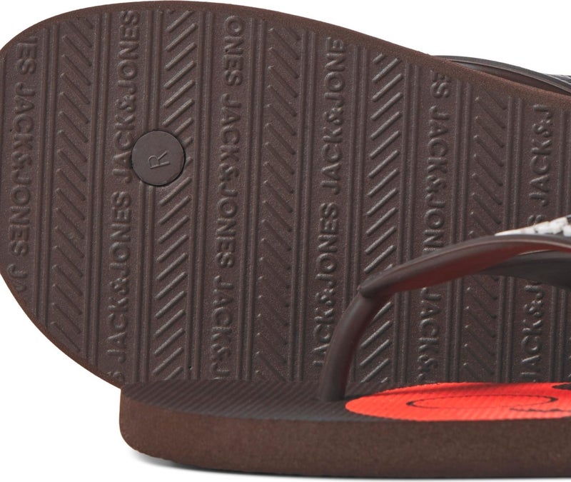 Jack Jones Surf Flip Flop Men's Brown Slippers 12230644-15  - Image 3