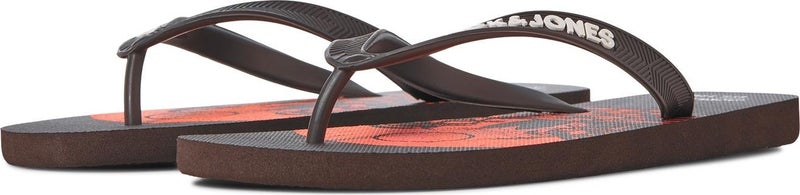 Jack Jones Surf Flip Flop Men's Brown Slippers 12230644-15  - Image 2