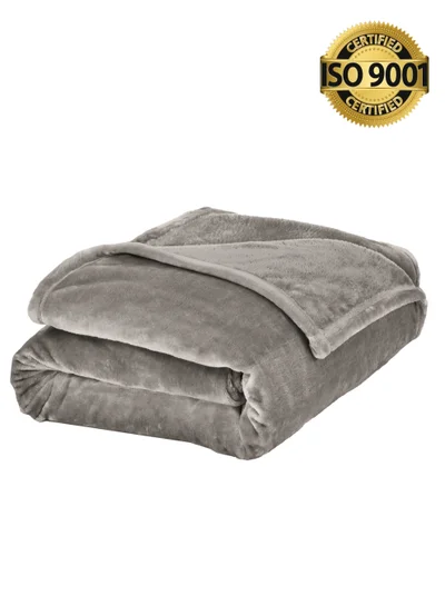 Master Home Textile Lightweight Velvet Blanket, Mora Series, 350GSM, Double Size 260 x 240 cm, Extra Soft All Season Fleece Blanket, Bed And Sofa Blanket