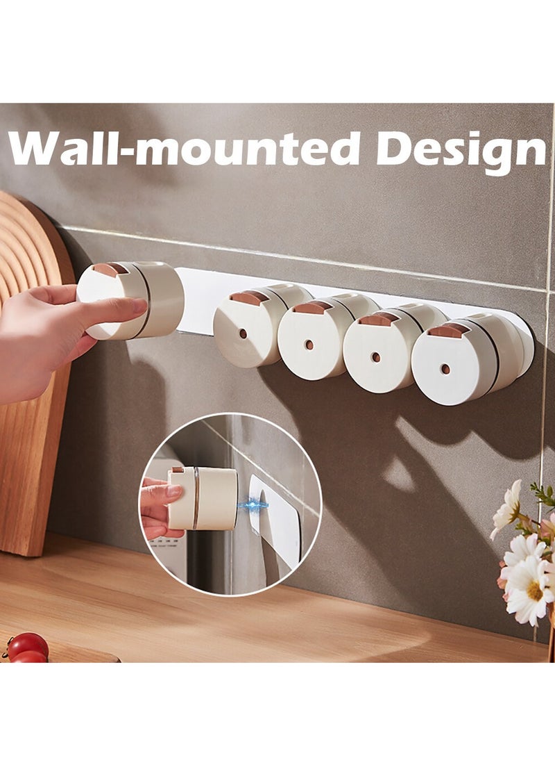 Barakah Salt and Pepper Shakers Set with Adjustable Pour Holes - Spice Dispenser - Perfect for Pink Himalayan, Table Salt, Black and White PepperÔºà6 pcsÔºâ - Image 2