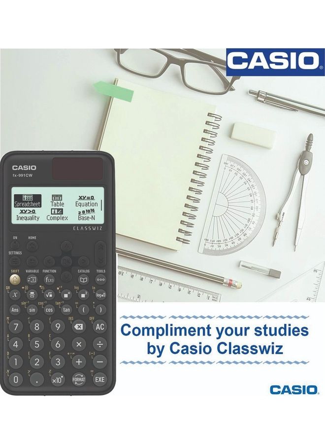 Casio Fx-991Cw Advanced Scientific Calculator - Black