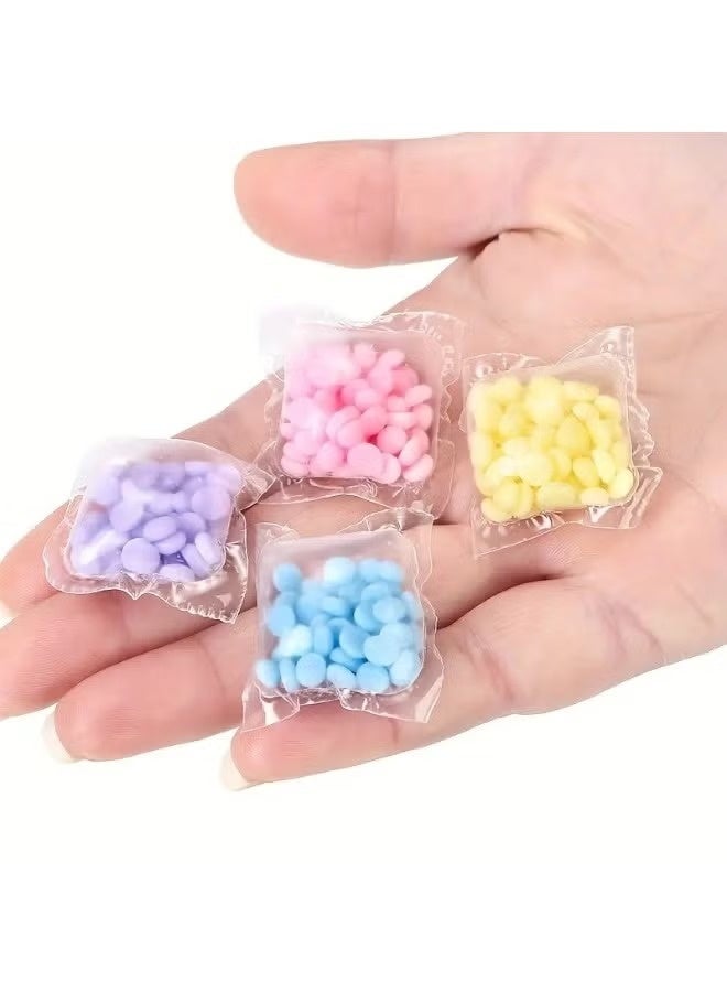 60 قطعة من معطر رائحة الغسيل، مريح لإزالة الروائح الكريهة، معزز رائحة يدوم طويلاً، حبيبات عطرية في أكياس زهرية، كبسولات زيتية لملابس ناعمة ومنعشة برائحة خرز عطري ملون. - Image 2