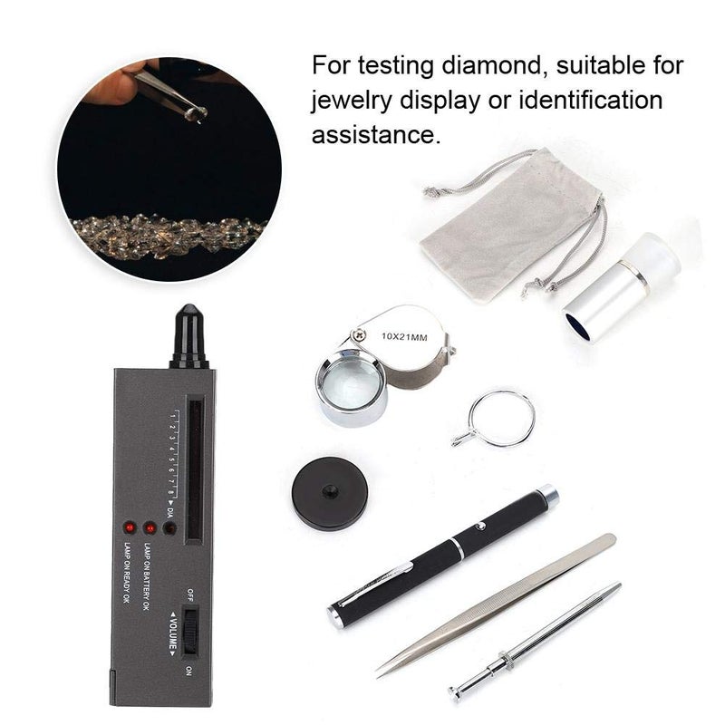 woobles Diamond Test Kit with Gem Tester and Digital Pocket Scale High Accuracy Jewelers Test Equipment High Accuracy Diamond Tester Professional Jeweler For Novice and Expert- - Image 3