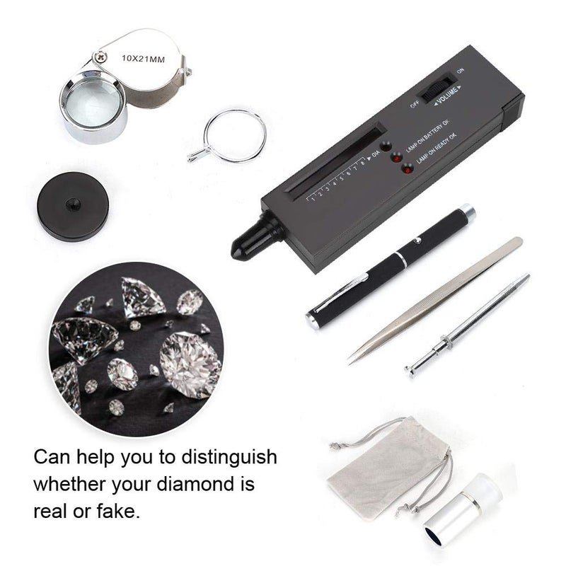woobles Diamond Test Kit with Gem Tester and Digital Pocket Scale High Accuracy Jewelers Test Equipment High Accuracy Diamond Tester Professional Jeweler For Novice and Expert- - Image 5
