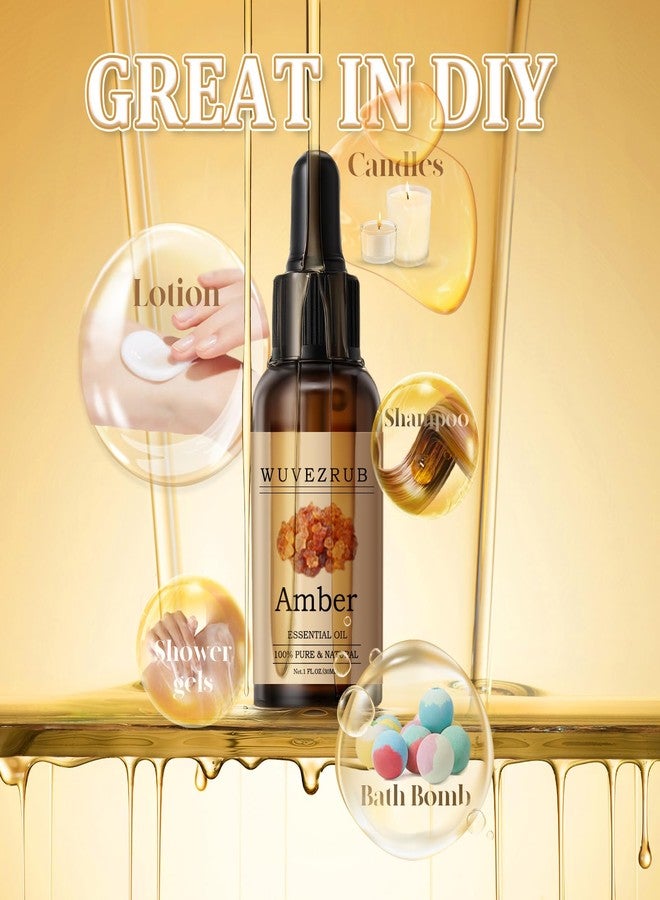 زيت ووفيزروب العطري العنبري 30 مل - زيوت طبيعية ونقية 100% لموزع العلاج العطري - 1 أونصة سائلة/عنبري - Image 5