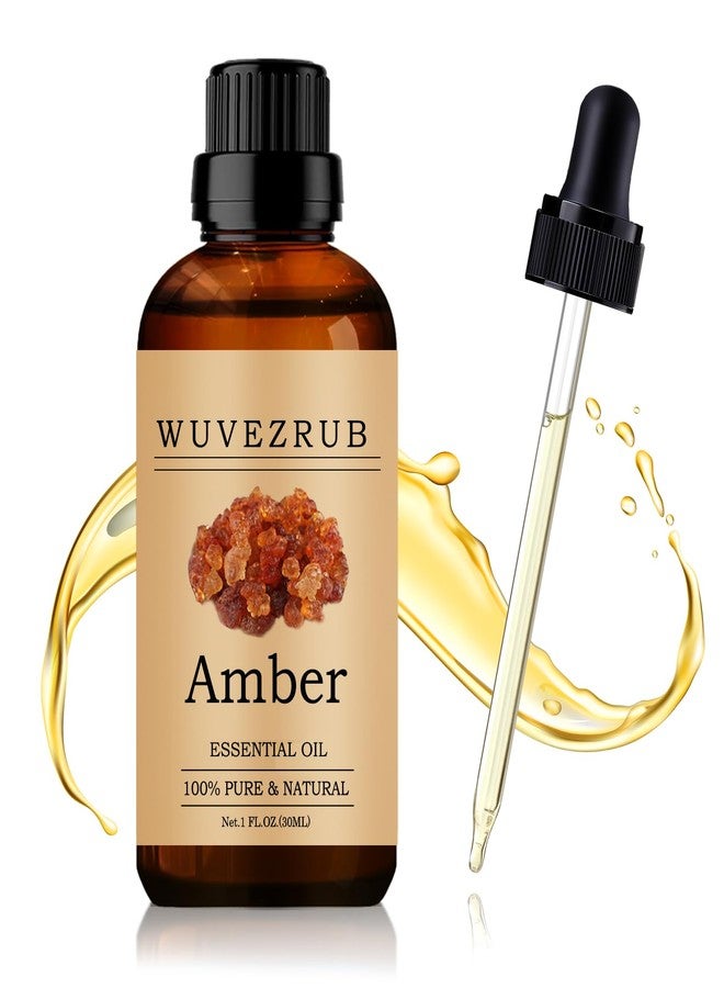 زيت ووفيزروب العطري العنبري 30 مل - زيوت طبيعية ونقية 100% لموزع العلاج العطري - 1 أونصة سائلة/عنبري - Image 1