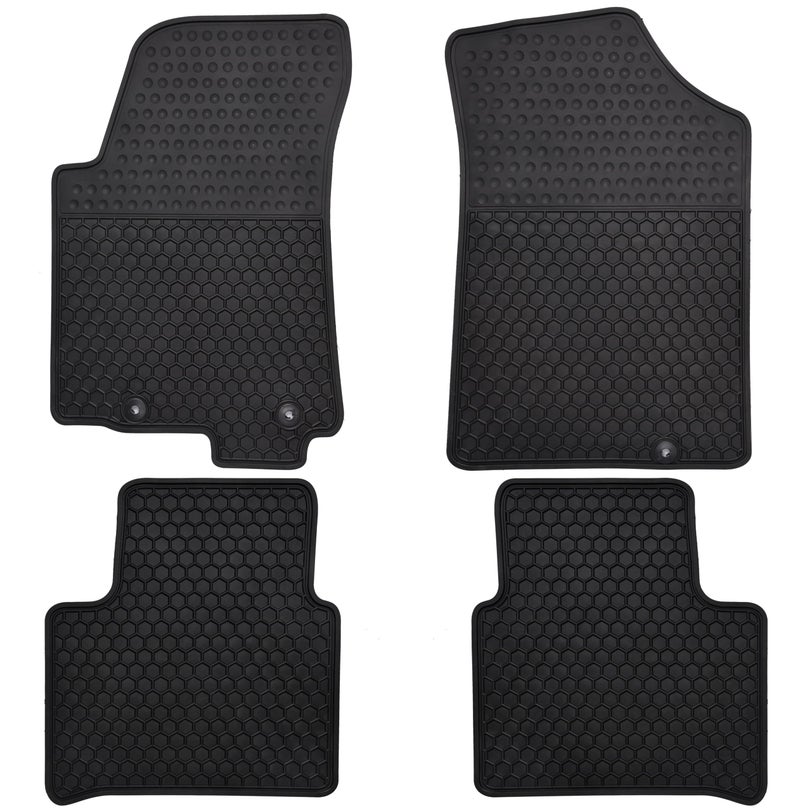 Megiteller Car Floor Mats Custom Fit for Nissan Maxima 2016 2017 2018 2019 2020 2021 2022 2023 2024/2014 2015 Nissan Altima Odorless Washable Duty Rubber (All Weather) Floor Liners Set - Image 1