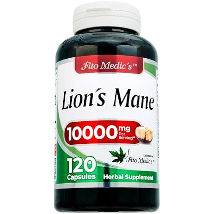 FITO MEDIC'S Lab | Lions Mane Supplement Capsules | 120 Capsules | Mushroom Supplement - Image 3