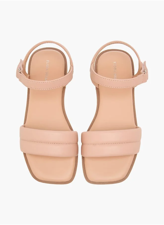 Flora Bella By Shoexpress Girls Solid Sandals With Hook And Loop Closure