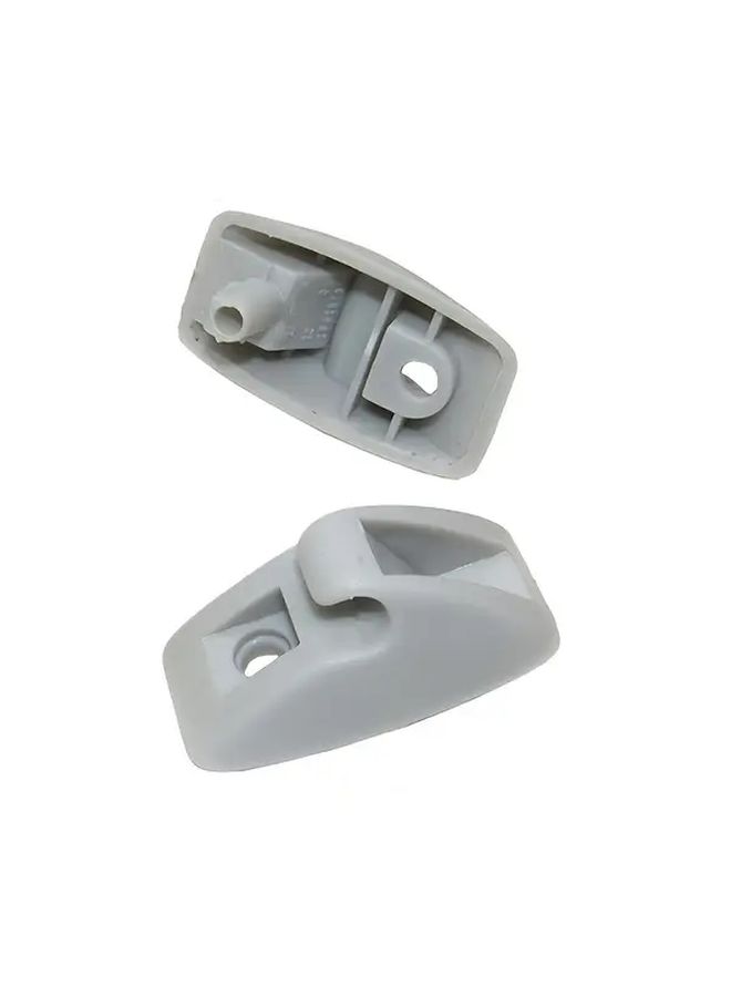 2pcs Durable Plastic Sun Visor Support Clip Retainer Holder for Car Interior Accessories - Image 2
