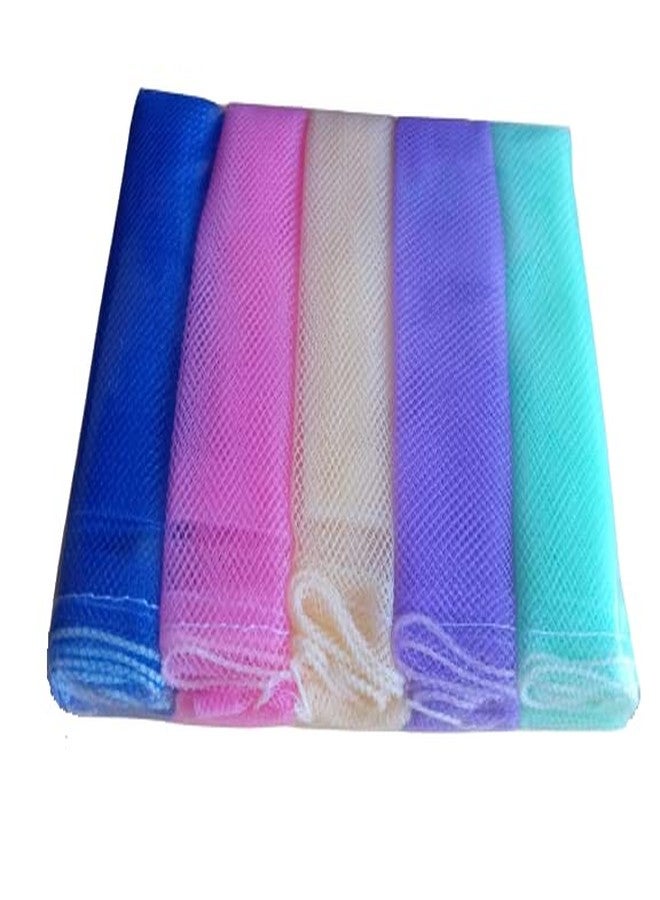 ImegaZ Mesh Bags Fridge/Refrigerator Bags/Net Pouches for Storage of Fruits, Vegetables Set of 20 Multicolor - Image 1