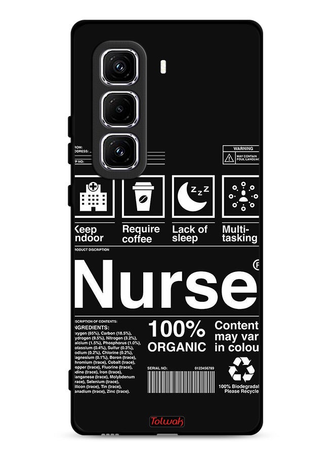 Tolwak Infinix Hot 50 Pro 4G Protective Case Cover Nurse Sticker - Image 1