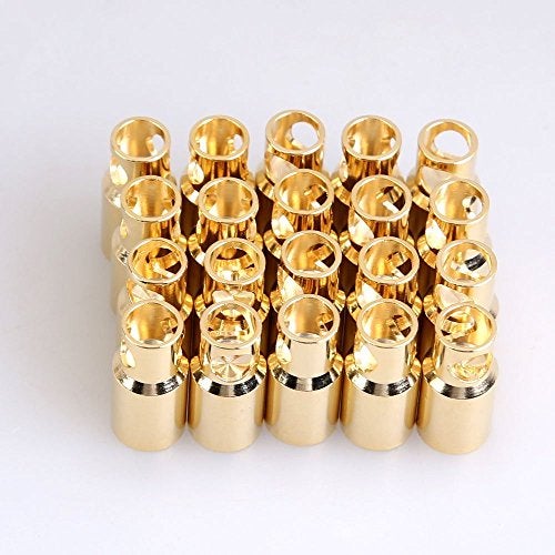 FLY RC 20 Pairs Gold Plated 60mm 6mm Male Female Banana Plug Bullet Connector for Motor ESC Lipo Battery - Image 5