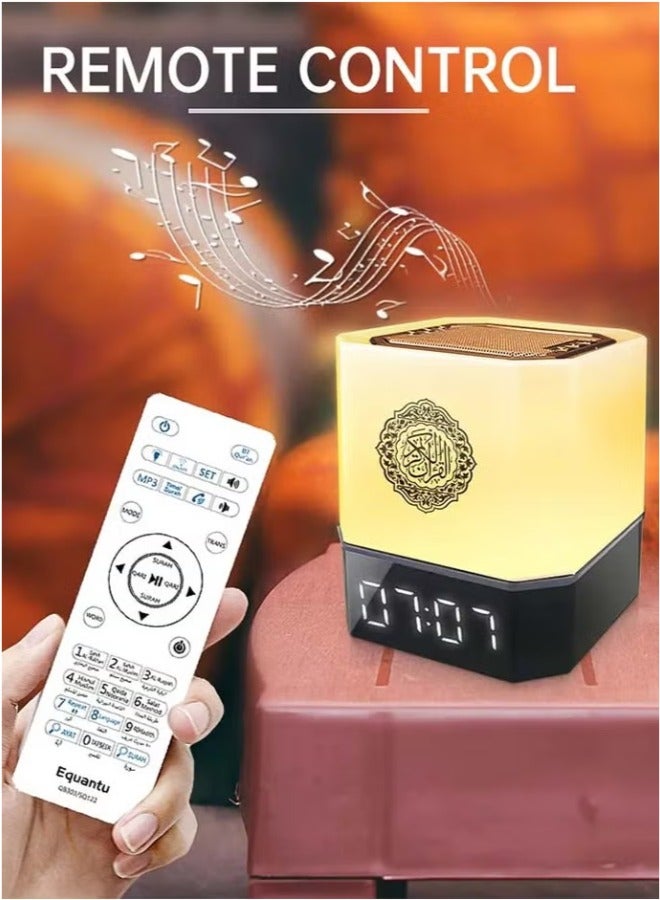 QB 303-Touch Lamp Quran Speaker With Remote Control White - Image 3