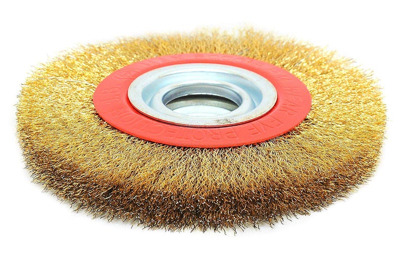 Jon Bhandari Tools Knotted Steel Wire Wheel Brush – 6 inch Heavy duty Twisted Wire for Grinder – Ideal for Deburring, Rust, Paint & Weld Removal & Cleaning - Image 1