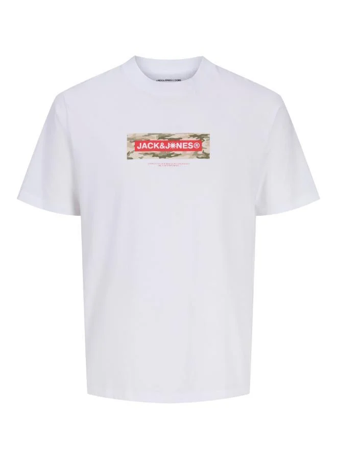 JACK & JONES Logo Crew Neck T-Shirt