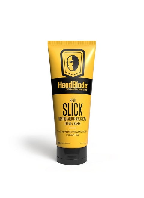 Headslick Shave Cream 8 Oz For Smooth Headshaving For Bald Men, Helps With Irritation, Redness, & Razor Burn