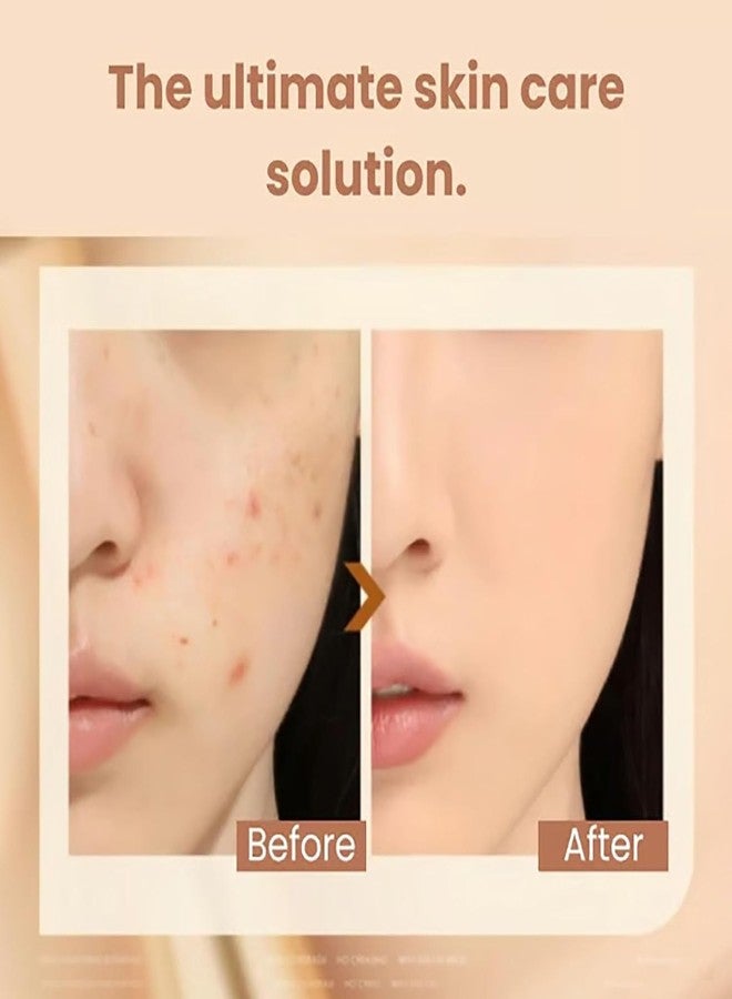 BLINE 2 in 1 Korean Luxury Anti-Wrinkle Foundation Stick,Long-Lasting Double Head Foundation Make Up Stick with Brush,Waterproof Concealer & Cream Base Makeup for All Skin Types (1 PCS) - Image 4