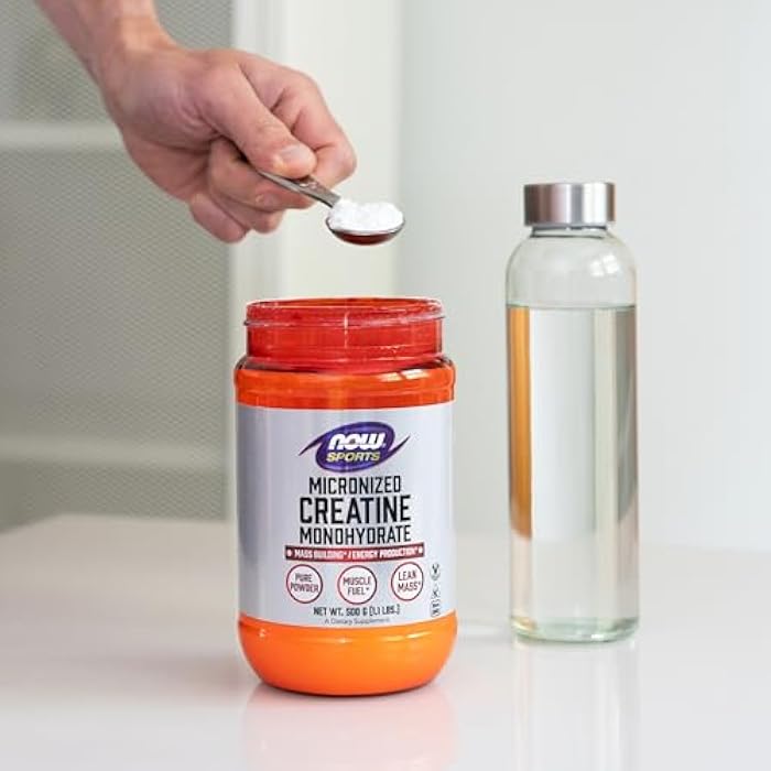 now Sports Nutrition, Micronized Creatine Powder 500 g, Mass Building*/Energy Production*, 1.1-Pound - Image 5