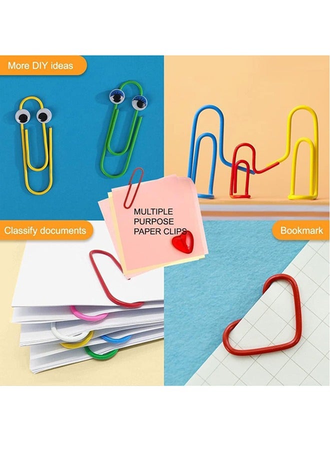 Generic Paper Clips and Binder Clips, 250 PCS, Assorted Colors Medium, Paper Clips, Rubber Bands, Assorted Binder Clips  - Image 5
