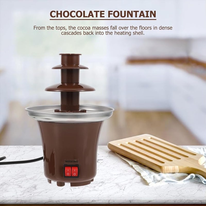 صانع نافورة فوندو الشوكولاتة بسعة 2 لتر، يذوب بسرعة للحفلات والتجمعات العائلية - Image 4