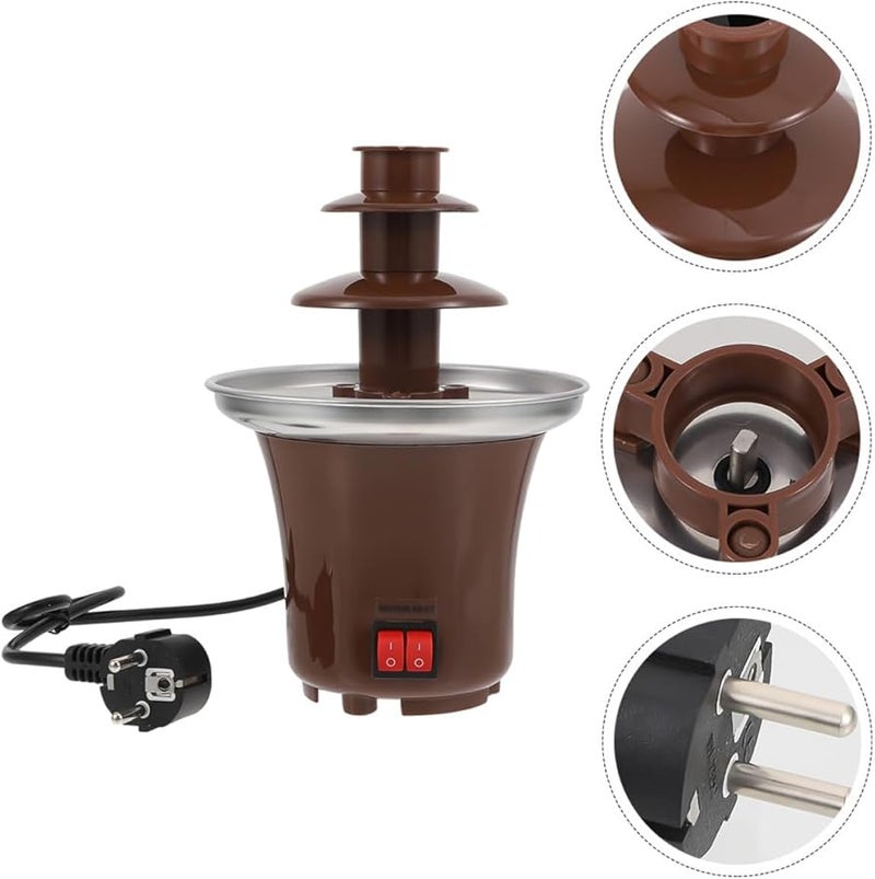 صانع نافورة فوندو الشوكولاتة بسعة 2 لتر، يذوب بسرعة للحفلات والتجمعات العائلية - Image 5