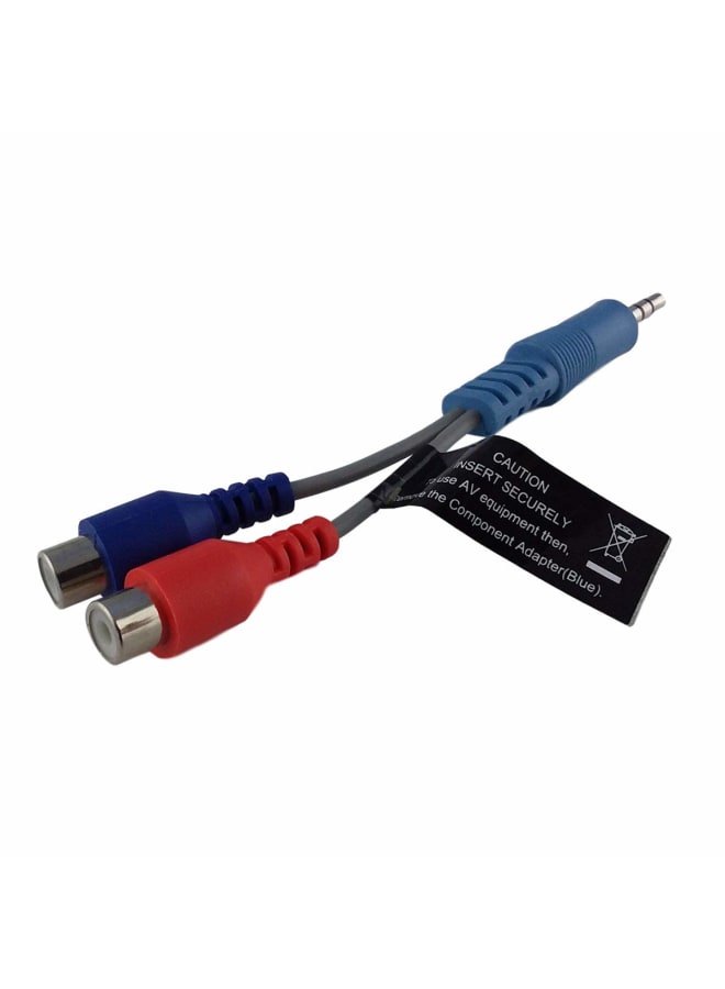 كابل فيديو صوت 2*1