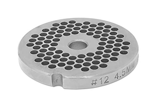 Tesor #10/12 Stainless Steel Replacement Plate Disc Blade for Meat Grinder (3/16") - Image 1