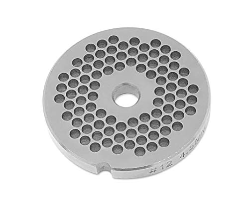 Tesor #10/12 Stainless Steel Replacement Plate Disc Blade for Meat Grinder (3/16") - Image 2