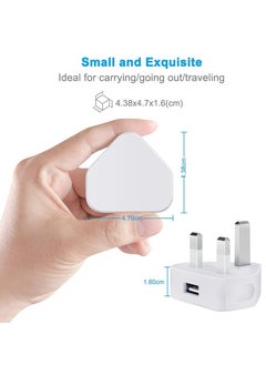 ELTRAZONE 5W Power Adapter Supply with USB Charger Cable and Plug Compatible for Apple iPhone 5S/6/6S/6 Plus/6S Plus/7/7 Plus/8/8 Plus/XS/X/XS Max/11/XR/iPod Touch 5G  - Image 2