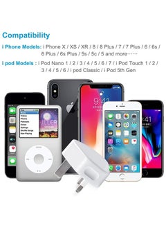 ELTRAZONE 5W Power Adapter Supply with USB Charger Cable and Plug Compatible for Apple iPhone 5S/6/6S/6 Plus/6S Plus/7/7 Plus/8/8 Plus/XS/X/XS Max/11/XR/iPod Touch 5G  - Image 5