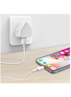 ELTRAZONE 5W Power Adapter Supply with USB Charger Cable and Plug Compatible for Apple iPhone 5S/6/6S/6 Plus/6S Plus/7/7 Plus/8/8 Plus/XS/X/XS Max/11/XR/iPod Touch 5G  - Image 3