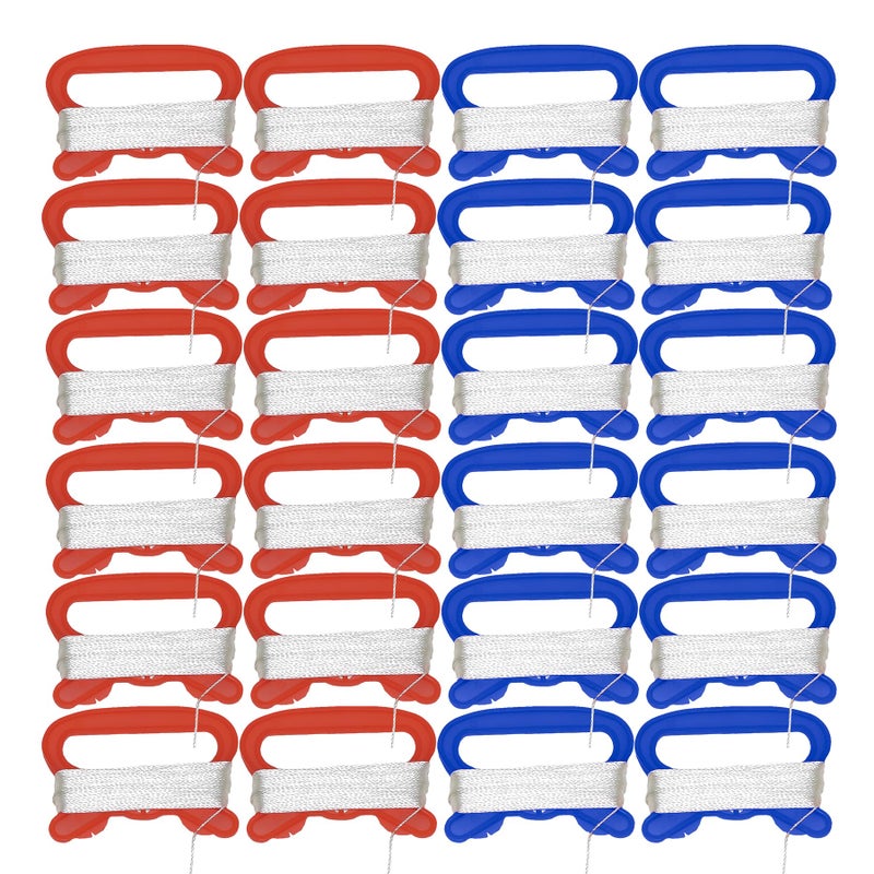In the Breeze 3418 10 LB x 100 Twisted Kite Line 24 Pieces Bulk Kite Winders for Class Projects Summer Camps Group Activites - Image 2