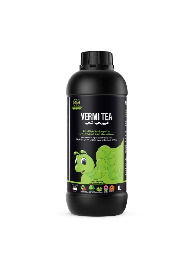 Vermi Tea Natural Liquid Vermicompost Tea - Organic Liquid Fertilizer for Plants, 1 Liter - Image 4